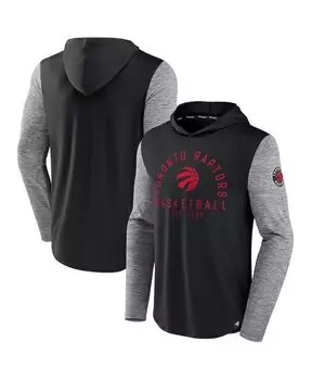 Мужская фирменная черная толстовка с капюшоном toronto raptors deep rotation Fanatics, мульти