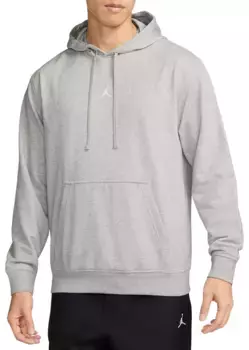 Мужская флисовая худи Jordan Dri-FIT Sport Crossover, цвет Grey Heather
