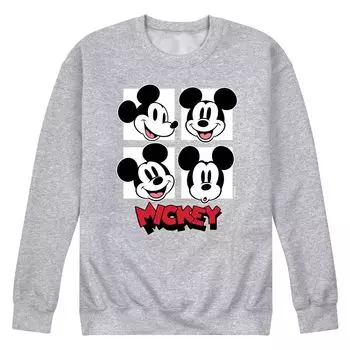 Мужская флисовая толстовка Disney's Mickey Grid Licensed Character