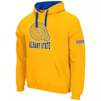 Мужская флисовая толстовка с капюшоном Golden Rams Colosseum State University Albany