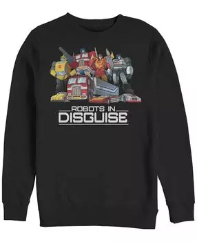 Мужская флисовая толстовка transformer robots in disguise Fifth Sun, черный
