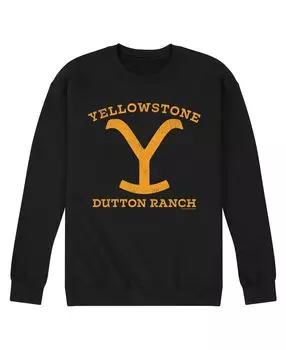 Мужская флисовая толстовка yellowstone dutton ranch AIRWAVES, черный