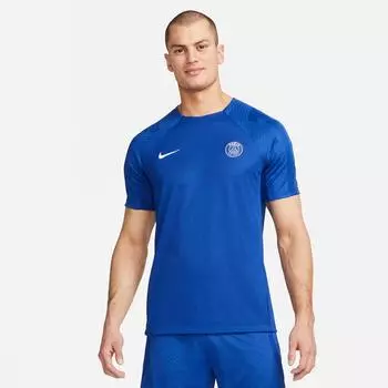 Мужская футбольная футболка с коротким рукавом Nike Paris Saint-Germain Strike, синий