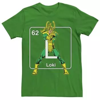 Мужская футболка Avengers Loki Element Marvel