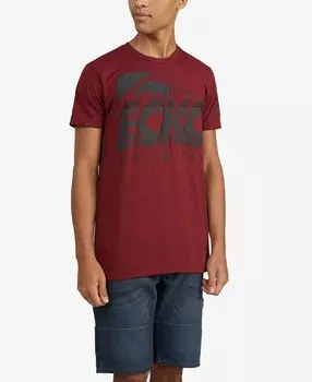 Мужская футболка big and tall mighty magnitude marled Ecko Unltd, красный