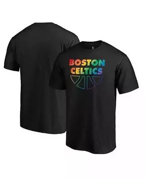 Мужская футболка Boston Celtics Team Pride с надписью Fanatics, черный
