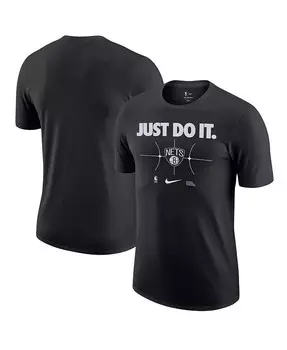 Мужская футболка Brooklyn Nets Just Do It Nike, черный