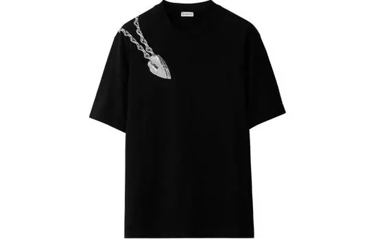 Мужская футболка Burberry, цвет Black