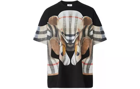Мужская футболка Burberry, цвет Black