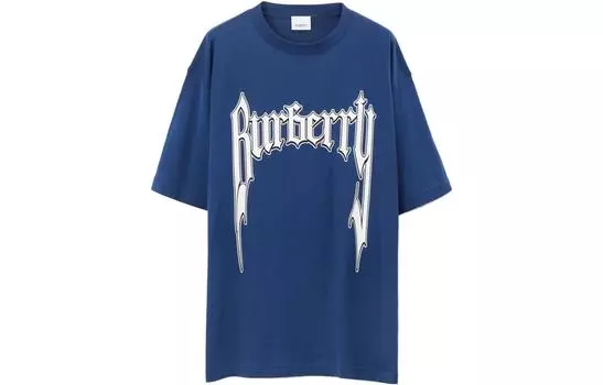 Мужская футболка Burberry, темно-синий