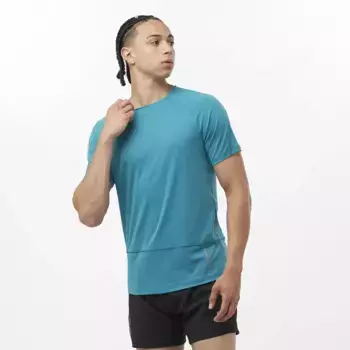 Мужская футболка Cross Run Salomon, синий