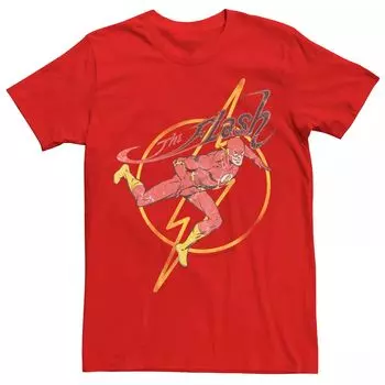 Мужская футболка DC Comics The Flash Symbol Fill Pose Licensed Character