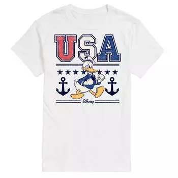 Мужская футболка Disney's Donald Duck с рисунком, белый