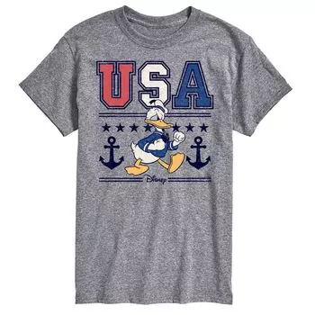 Мужская футболка Disney's Donald Duck с рисунком, серый