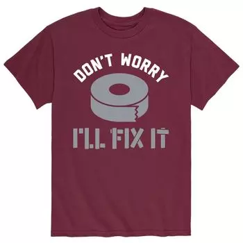 Мужская футболка Dont Worry Fix It Licensed Character
