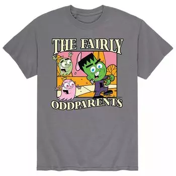 Мужская футболка Fairly Odd Родители Монстр Licensed Character