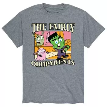 Мужская футболка Fairly Odd Родители Монстр Licensed Character
