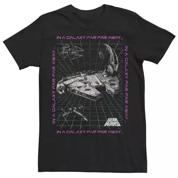 Мужская футболка Falcon Grid Flight Star Wars