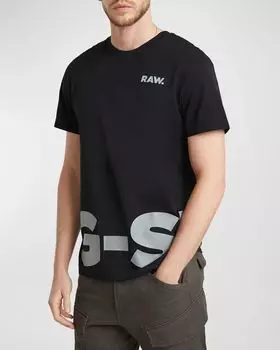 Мужская футболка Gig G G-STAR RAW, цвет Dk Black