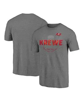 Мужская футболка heather grey tampa bay buccaneers hometown из коллекции hot route Fanatics, мульти