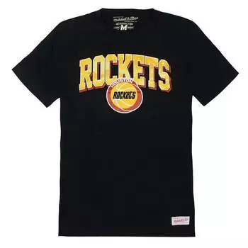 Мужская футболка Mitchell & Ness NBA Houston Rockets Mitchell And Ness, черный