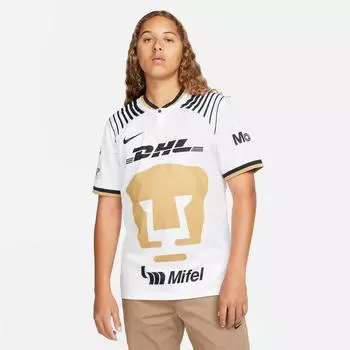Мужская футболка Nike Pumas UNAM Soccer 2022-23 Stadium Home Jersey, белый