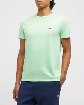 Мужская футболка Pima Crew Lacoste, цвет Green