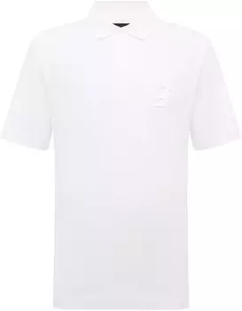 Мужская футболка-поло Hugo Boss Payto 23 Chest Logo с коротким рукавом, белая