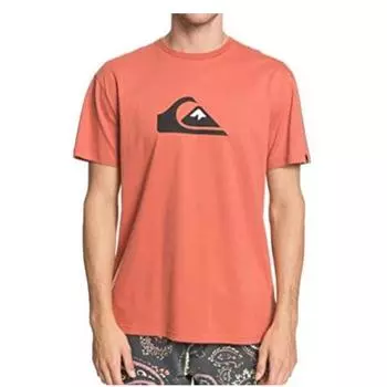 Мужская футболка Quiksilver Comp Logo красная