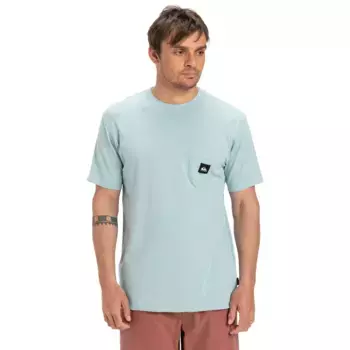 Мужская футболка Quiksilver с соленой водой, голубой