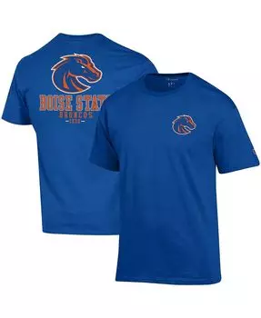 Мужская футболка royal boise state broncos stack 2-hit Champion