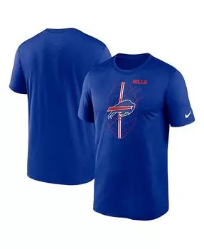 Мужская футболка Royal Buffalo Bills Legend Icon Performance Nike, синий