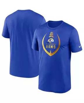 Мужская футболка royal los angeles rams icon legend performance Nike