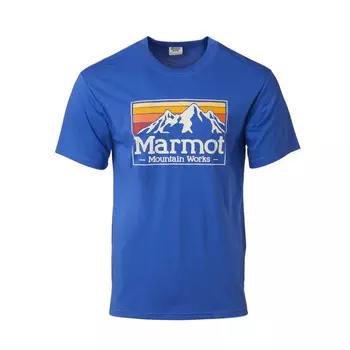 Мужская футболка с градиентом Marmot, синий