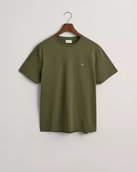 Мужская футболка с короткими рукавами Preppy Essentials Gant, зеленый