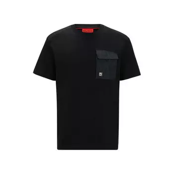 Мужская футболка с круглым вырезом Hugo Boss Dabieno, черный
