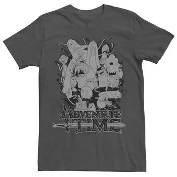 Мужская футболка с логотипом Cartoon Network Adventure Time Licensed Character