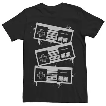 Мужская футболка с логотипом Nintendo NES Controller Licensed Character