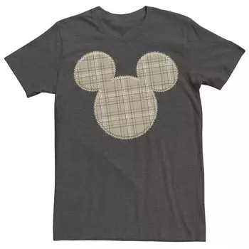 Мужская футболка с нашивкой в клетку Mickey & Friends Mickey Disney
