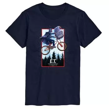 Мужская футболка с плакатом ET Elliot ET Licensed Character