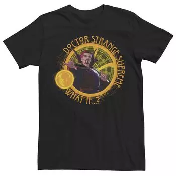Мужская футболка с плакатом Marvel What If Strange Supreme Licensed Character