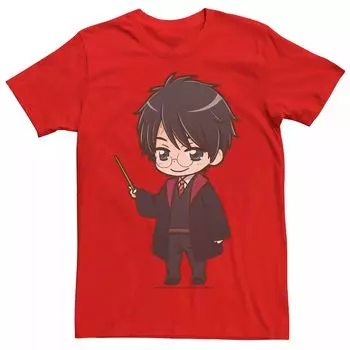 Мужская футболка с портретом в стиле аниме Harry Potter