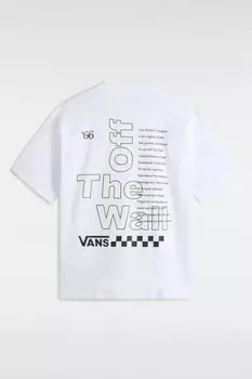 Мужская футболка с постом Vans, белый