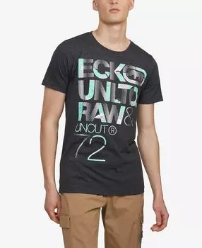 Мужская футболка с рисунком big and tall odds in favor Ecko Unltd, серый