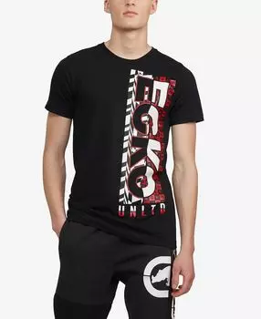 Мужская футболка с рисунком block party Ecko Unltd, черный