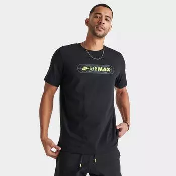 Мужская футболка с рисунком Nike Sportswear Air Max Futura, черный