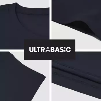 Мужская футболка с рисунком ULTRABASIC, синий