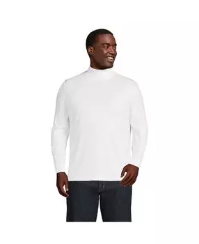 Мужская футболка с водолазкой Big & Tall Super-T Lands' End