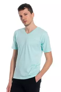 Мужская футболка SARGON мятная SLAZENGER