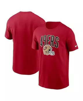 Мужская футболка scarlet san francisco 49ers team athletic Nike